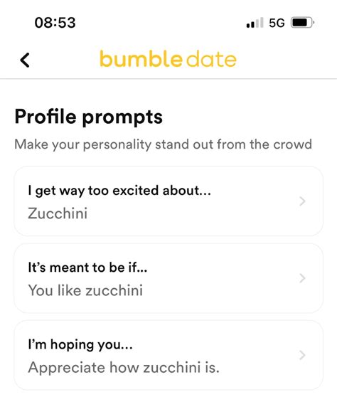 best bumble prompt answers for guys